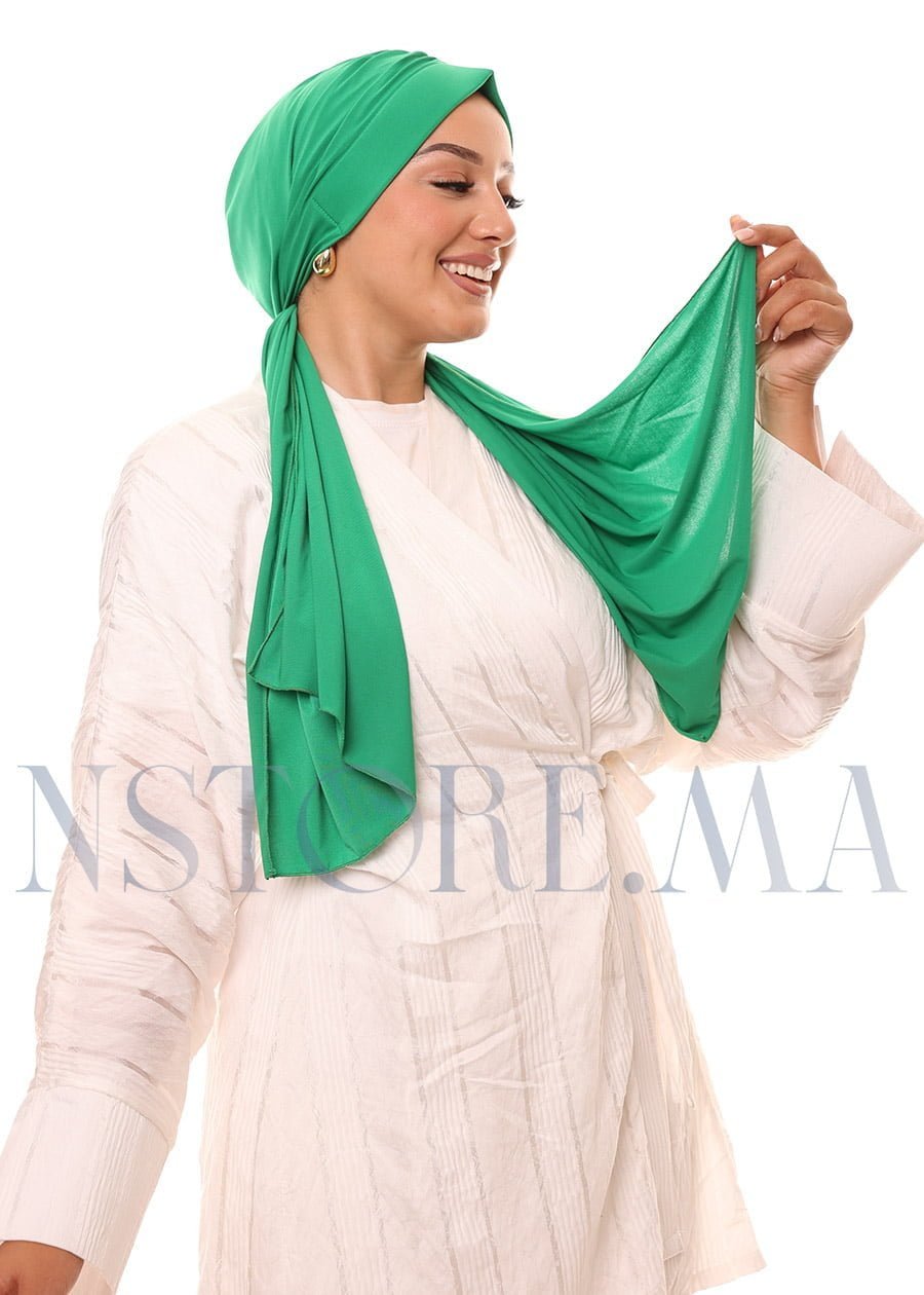 تربان يربط من الخلف - أخضر ملكي -