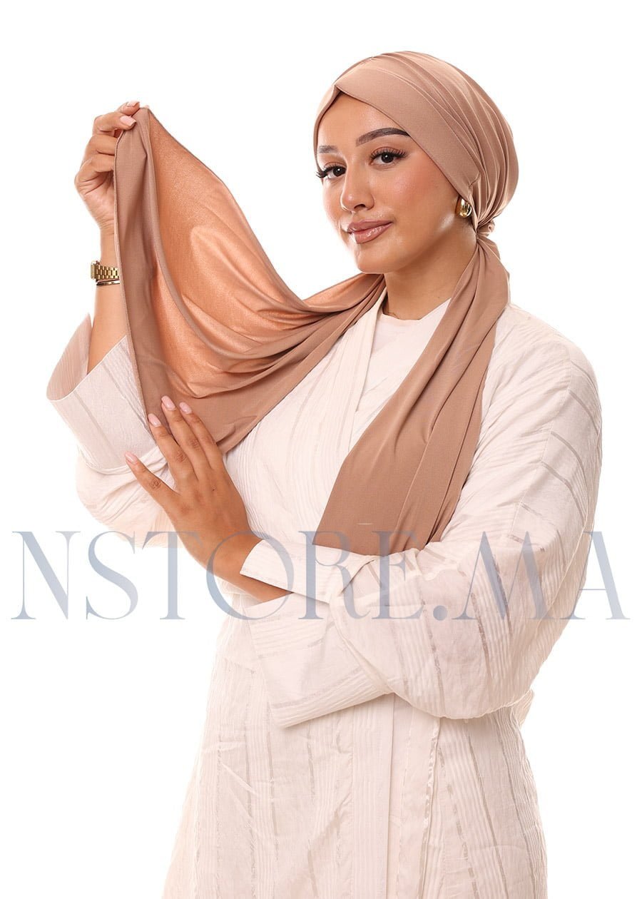تربان يربط من الخلف - بيج نحاسي -