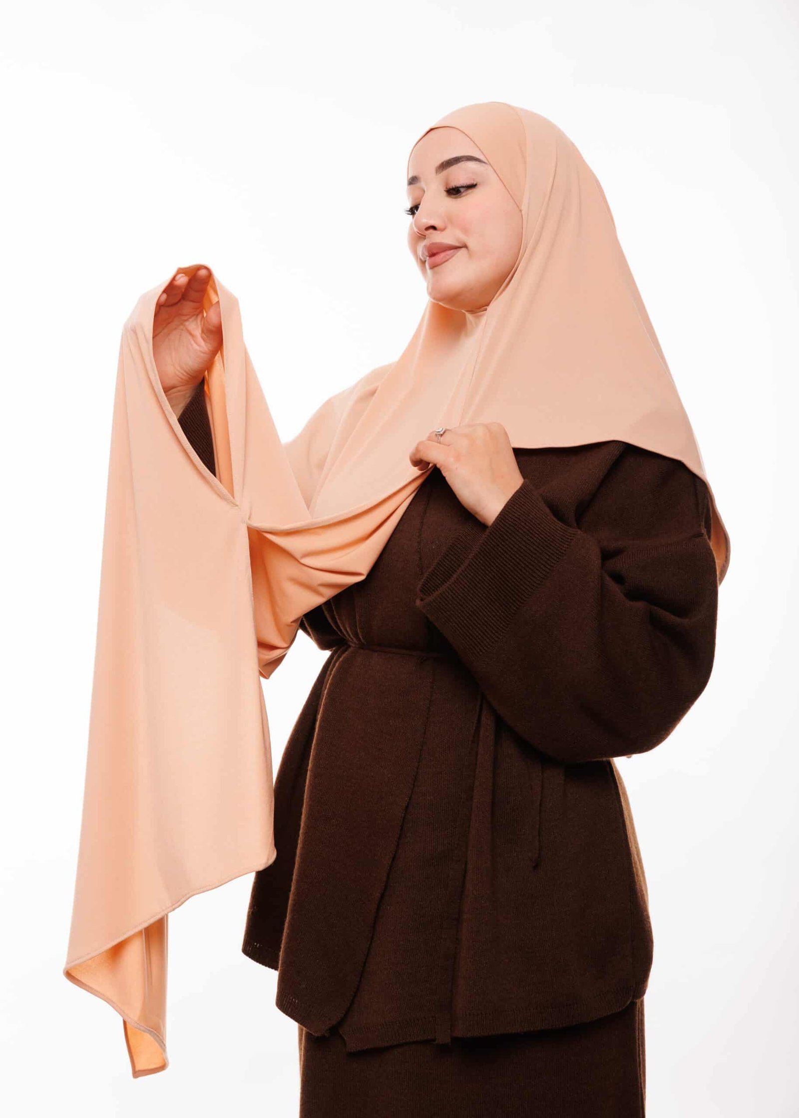 شال مزدوج - نحاسي فاتح -